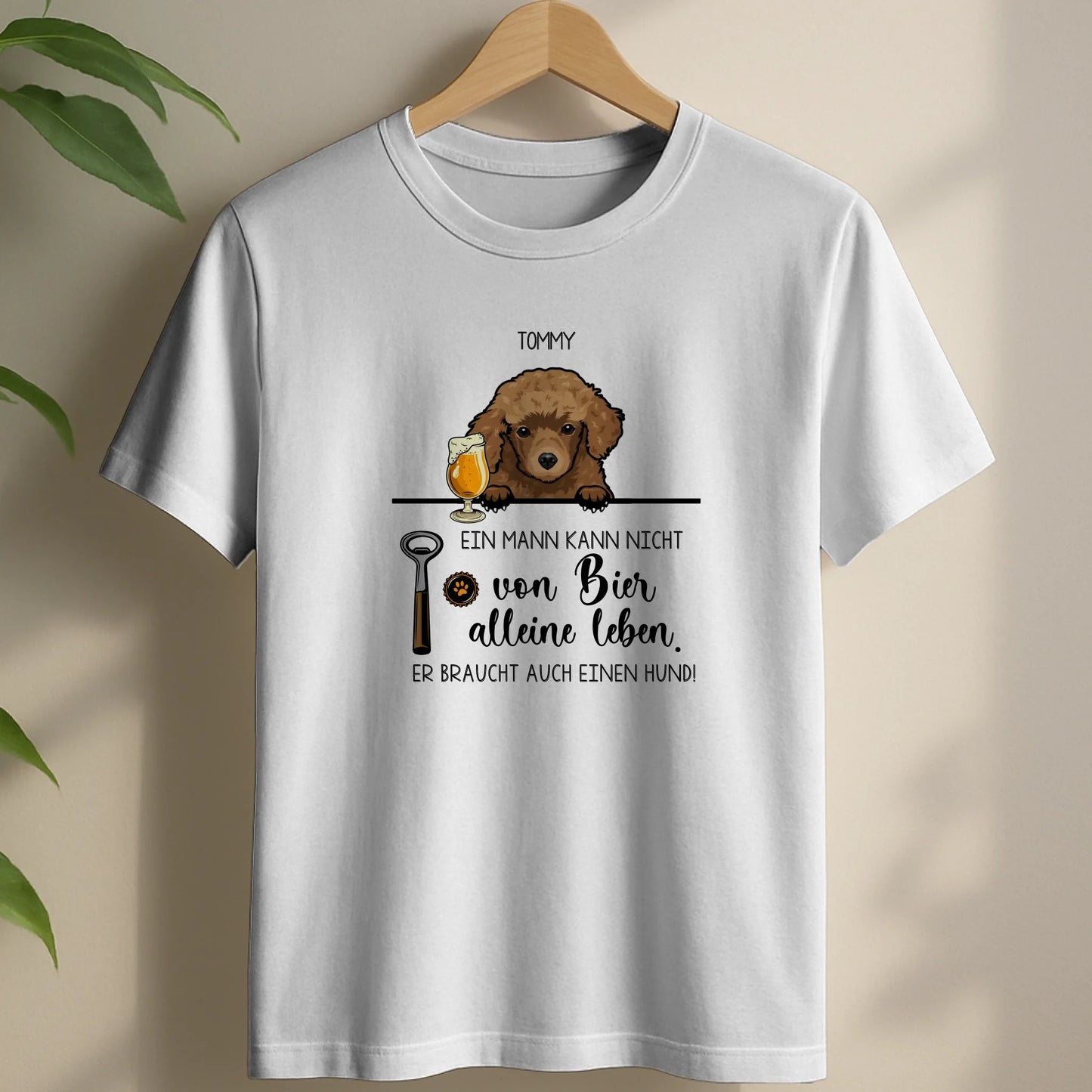 Bier & Wuff - Individuelles T-Shirt