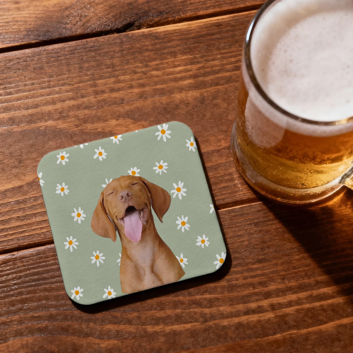 sqare coaster -mockup